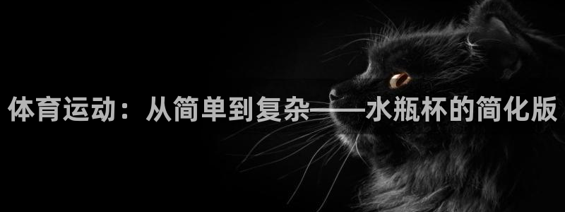 杏彩官网：体育运动：从简单到复杂——水瓶杯的简化版